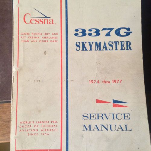 1974 - 1977 cessna 337g skymaster service manual
