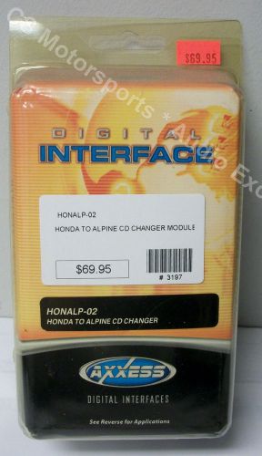Axxess digital interface honalp-02 honda to alpine cd changer accord civic crv