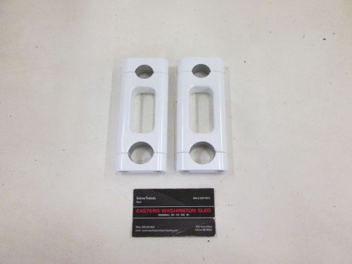 4&#034; handle bar risers 7/8&#034; to 1 1/8&#034; white