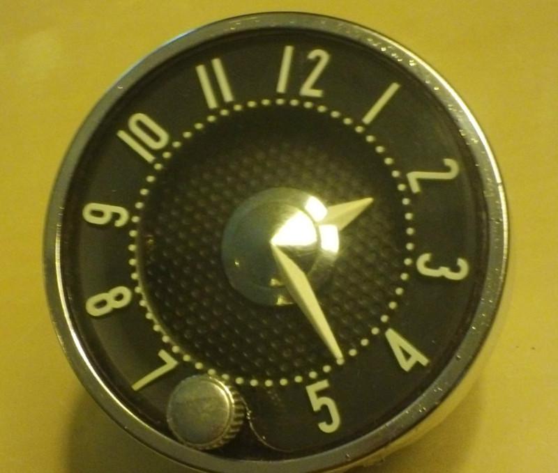 Rare lux reconditioned corvette clock ! 1958 1959  1960 1961 1962 chevrolet 