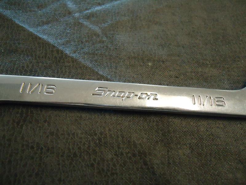 Snap-on tools 4 way angle head open end wrench vs22a usa 11/16"