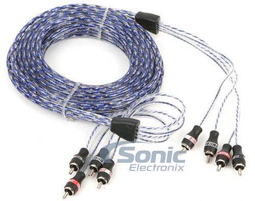 Streetwires zn5450 16.4 ft. zn5 series 4-channel rca audio interconnect cable