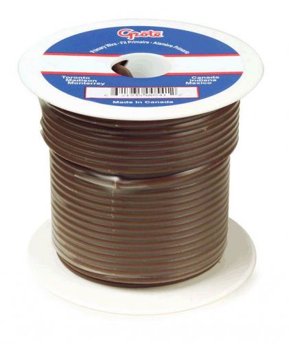 Gro89-7001 grote general purpose thermo plastic wire, l: 25&#039; , 14 ga., brown
