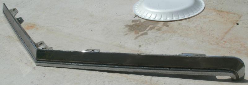 1970 70 cadillac deville upper chrome grill bar hood trim molding panel oem 