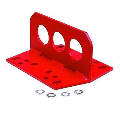 Engine lift plate red steel fits most 2-barrel and 4-barrel intake manifolds