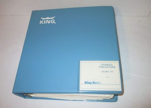King technical publications vol viii service bulletin manual avionics