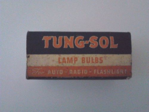 Vintage tung-sol 10 # 44 miniature lamp bulbs radio panel unused in original box