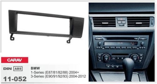 Carav 11-052 1-din car radio fascia dash kit frame bmw 1-3-series x1 z4 87/90/92