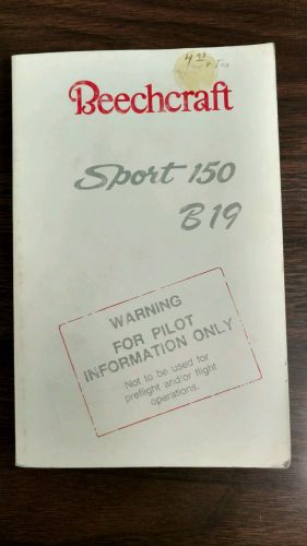 Beechcraft b19, sport 150 pilot&#039;s information manual