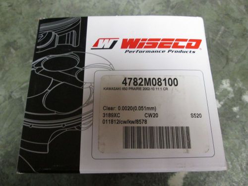 Wiseco 4782m08100 piston kit kawasaki 650 kvf650 kvf prairie 2002-2010 81.00 mm