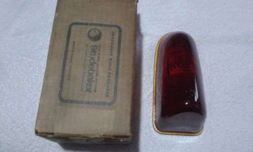 Nos nib 1952 studebaker oem tail light red glass lens 3ht 296313 lite