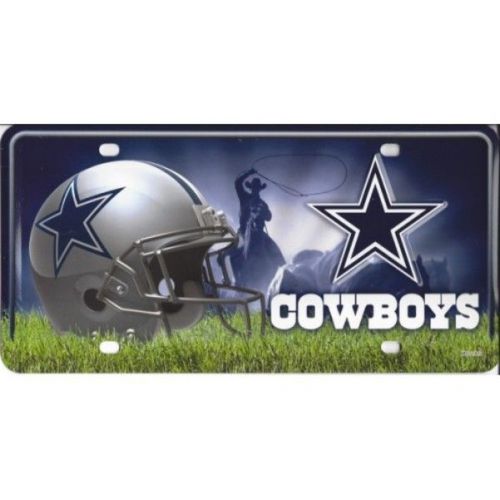 Dallas cowboys metal license plate - mtg1802