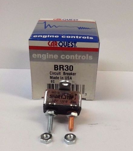 Carquest engine control circuit breaker br30, short stop 12v u18 30a