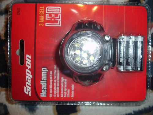 Snap on headlamp 3 aaa-cell led 92403 tools garage home
