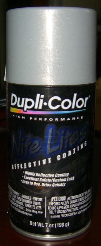 Dupli-color nite lites reflective paint silver 7 oz can spray paint new l@@k