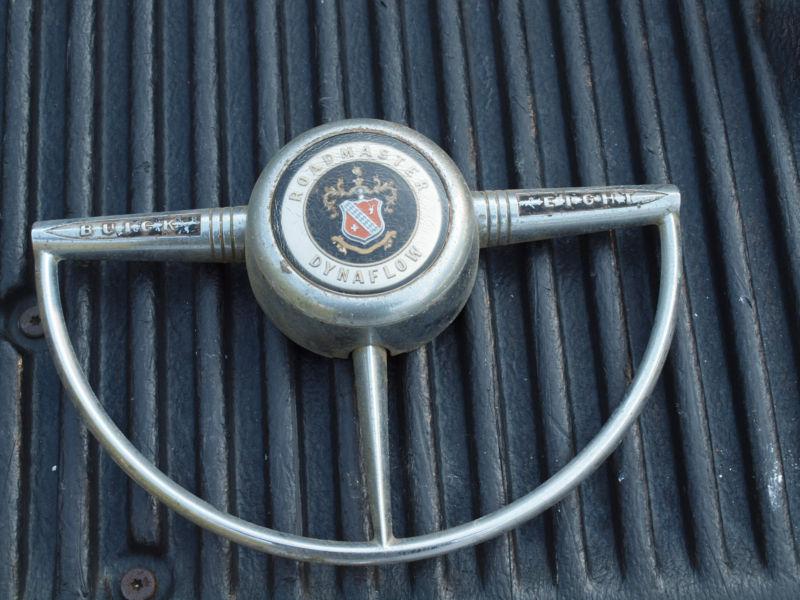 Vintage buick eight super roadmaster dynaflow steering wheel horn ring