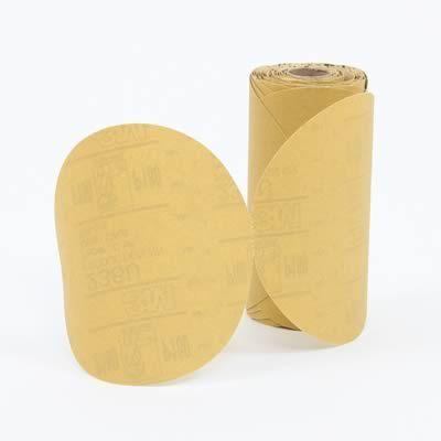 3m sandpaper discs stikit gold 6 in. diameter p220 grit aluminum oxide set of 75