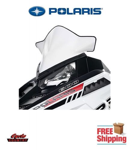 Polaris snowmobile pro-ride mid-height 14.5&#034; windshield white rmk pro rush indy