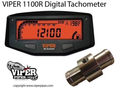 Viper 1100r digital tachometer and water temp adapter
