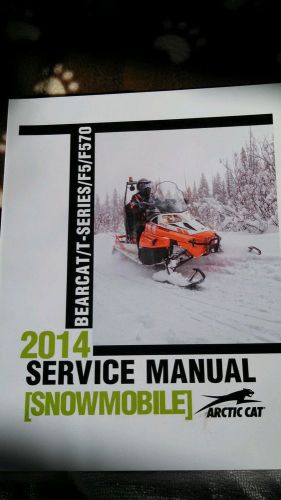 Arctic cat 2014 snowmobile repair service shop manual book bearcat 2260-192