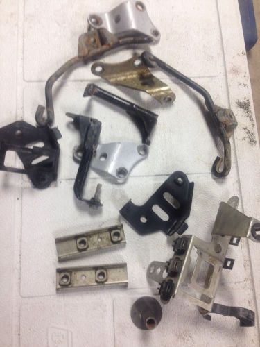 04-14 honda trx450 r assorted fender mount brackets miscellaneous parts