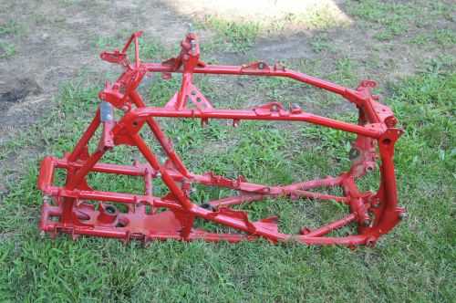 Honda trx 400ex frame chassis powdercoated red and gusseted 2005