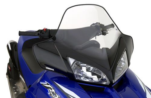 Yamaha medium snow windshield 13.75 inch rx/rs clear/black