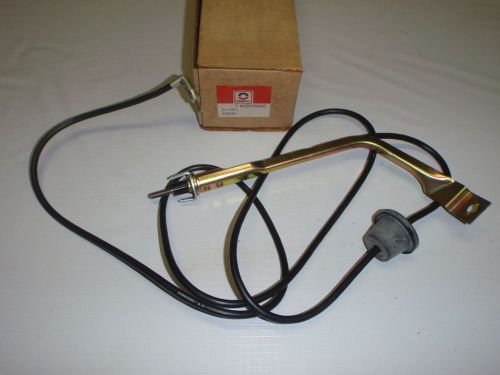 Nos gm delco antenna cable &amp; bracket 87 88 pontiac grand am 1987 1988 # 22535820