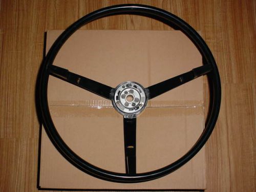 1965 66 ford mustang black standard steering wheel