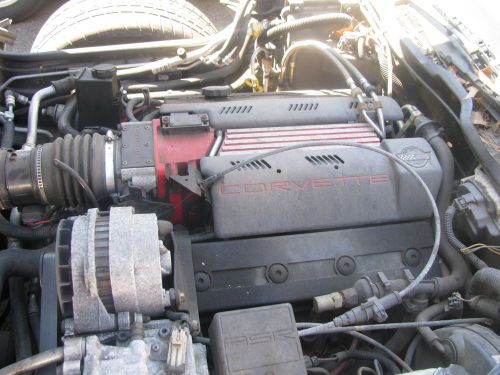 1996 corvette c4 complete lt4 engine with zf 6 speed trans and computer