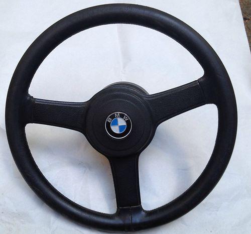 1979-1983  bmw 320is e21 leather steering wheel fits: 2002, 1600, tii, ti