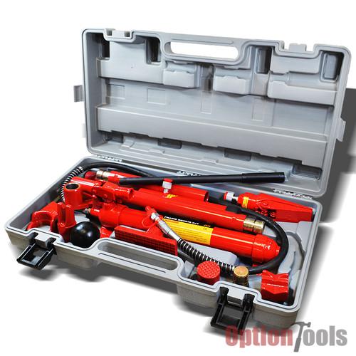 10 ton porta power hydraulic jack body frame repair kit auto shop tool ram new