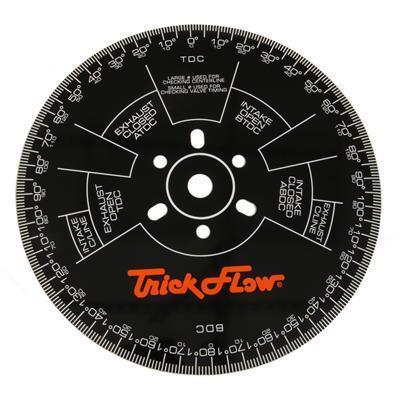Trick flow 90000w degree wheel aluminum black 11" diameter each
