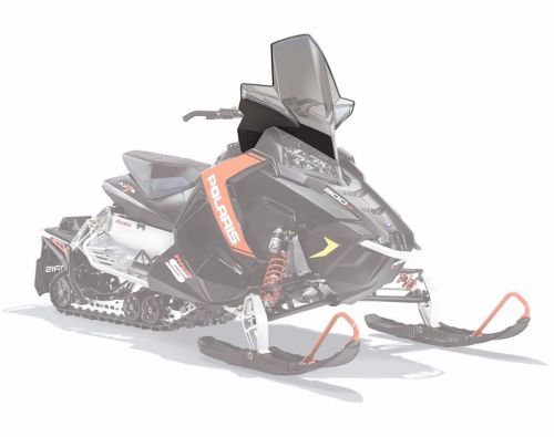 Polaris axys® snowmobile extra tall windshield - smoke 2880395