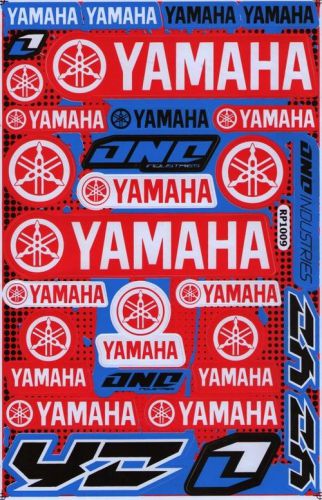 New yamaha motocross moto gp atv  racing stickers/decals. 1 sheet (st12)