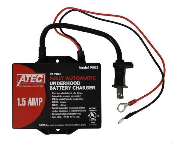 Atec under hood 12v/1.5a battery charger ae9002  -free shipping