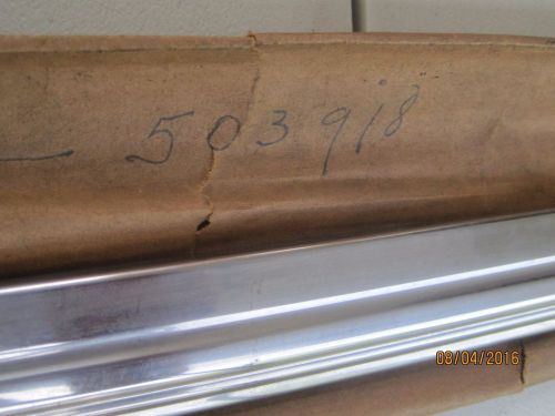 Nos 1950s oldsmobile? pontiac? rocker moulding-part number 503918;67 inches long