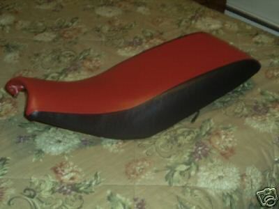 Honda 250ex red and black seat cover