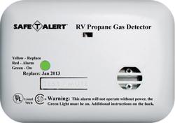Safe-t-alert 20-441-p-wt white mini surface mount lp gas alarm