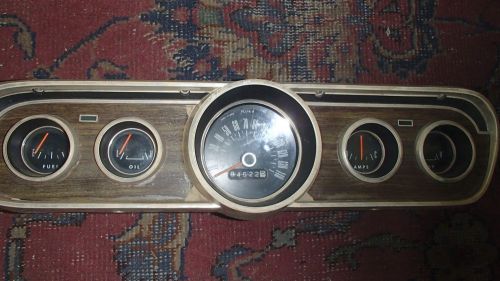 Classic instrument mustang 65 66 gt guage cluster pony type set