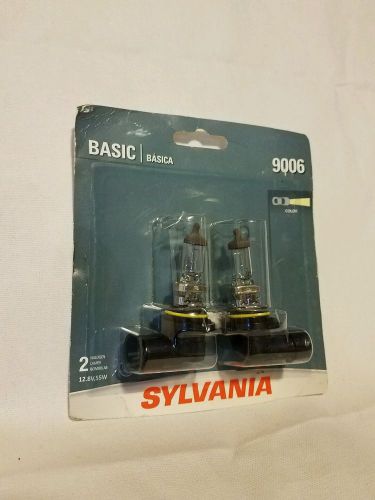 2-pack sylvania 9006 halogen headlight bulbs - 55w 12.8v - nib - brand new