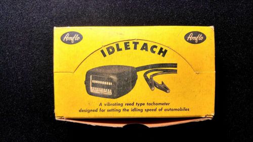 Vintage idletach compact vibrating reed car tachometer