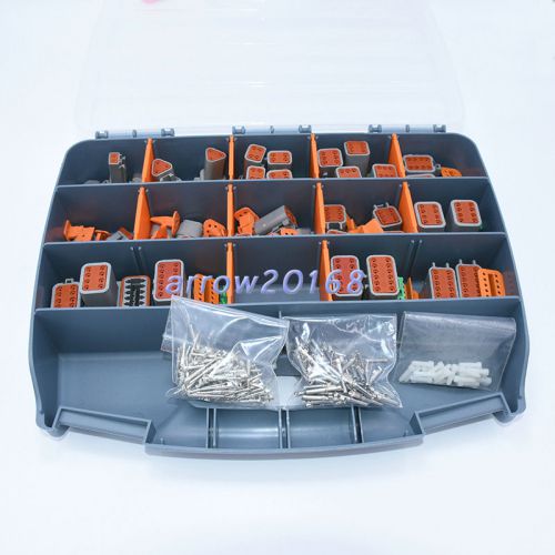 346pcs deutsch dt with out crimping tool automotive connector kit case dt06/dt04