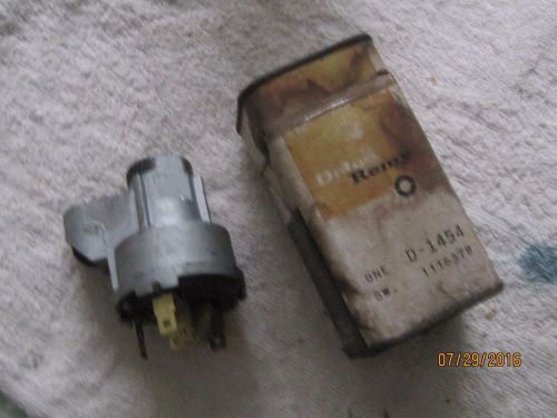Nos delco-remy 1960 chevrolet ignition switch-part number 1116578-d-1454