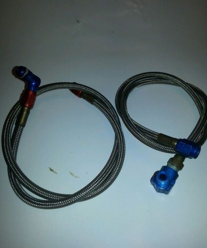 2 foot 4an braided nitrous oxide line hose