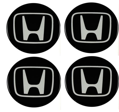 Honda emblem 60 mm wheel center cap sticker logo badge trim silicone gel 2