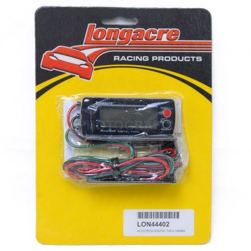 Longacre racing 44402 digital tachometer 19k,micro,mini-sprint