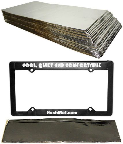 Hushmat 10501 sound damping door kit 30 sheets  + 10600 license plate kit