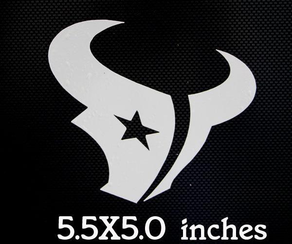 Houston texans logo car window decal sticker