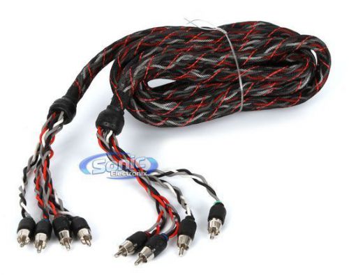 Tspec v12rca174 17 ft. v12 series ofc 4-channel rca audio interconnect cable